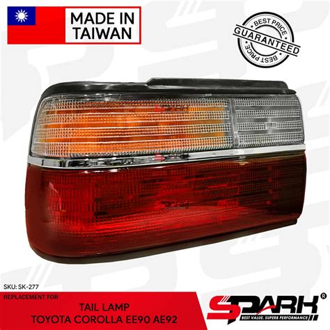 Tail Light Tail Lamp Taillight Toyota Corolla Small Body Smallbody