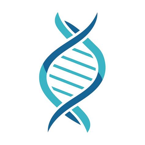 Conceito De Design Do Logotipo Dna Vetor Premium