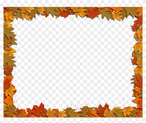 Autumn Leaf Color Clip Art - Fall Leaf Border Clip Art - Free ...