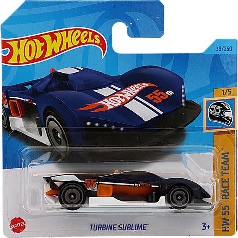 Turbine Sublime HW 55 Race Team Blå Hot Wheels