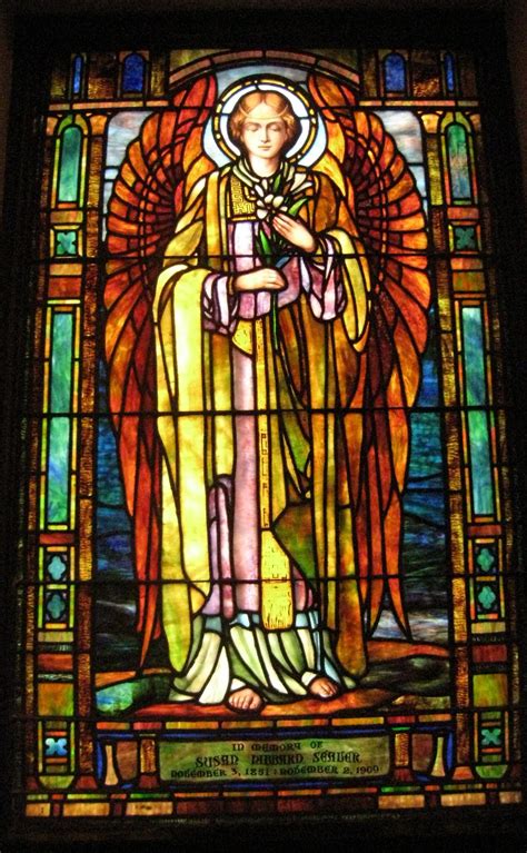 Stained Glass Angel Stained Glass Windows Stained Glass Panels