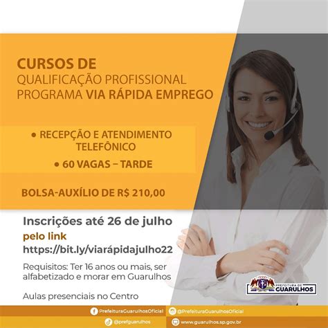 Curso Gratuito De Recep O E Atendimento Telef Nico Tem Vagas