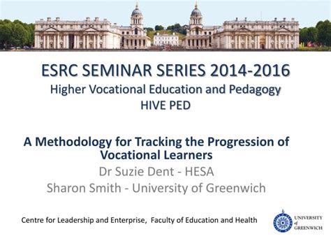 Ppt Esrc Seminar Series 2014 2016 Higher Vocational Education And