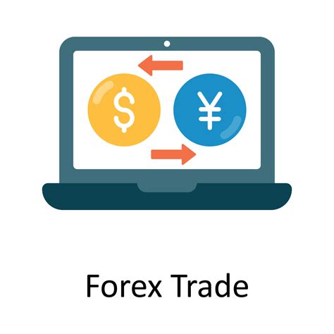 Forex Trade vector Flat Icon Design illustration. Finance Symbol on ...