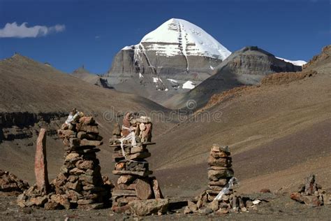 South Face Of Sacred Mount Kailash Stock Image Image Of Compassion