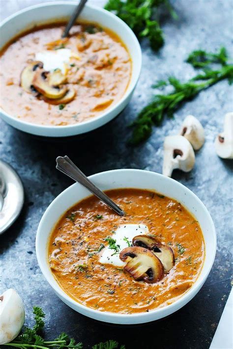 This Hungarian Mushroom Soup With Fresh Dill Creamy With Hints Of