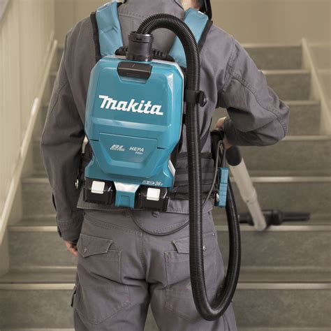 Makita Dvc261z Cordless Brushless Backpack Vacuum Cleaner 18v X2 36v Gigatools Industrial Center