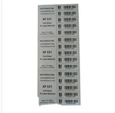 Paper Printed Barcode Label Size X Inch At Best Price In Jaipur