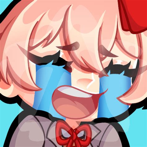 Sayori Emote Crying Anihaayas Ko Fi Shop Ko Fi ️ Where Creators