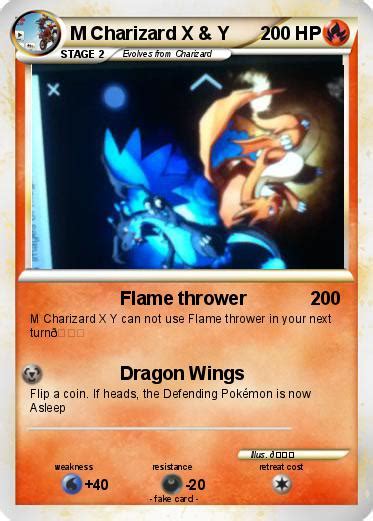 Pokémon M Charizard X Y 3 3 Flame Thrower My Pokemon Card