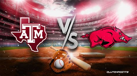 College Baseball Odds Texas A M Arkansas Prediction Pick How To