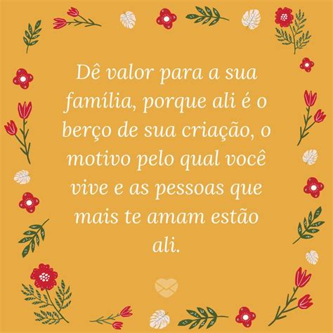 Mensagem Família A Base De Tudo Frases De Motivação Curtas