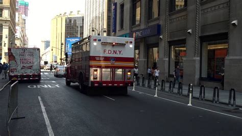 Rare Catch Of Brand New Fdny Mask Services Unit Giving Me Wave While