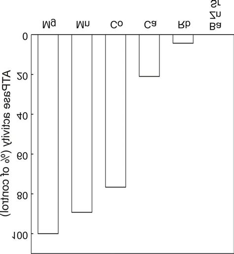 Cation Dependency Of ATPase Activity The Activity Of GlcV In The