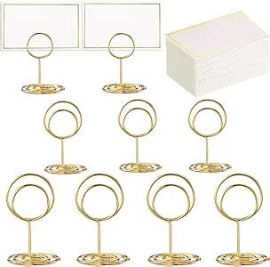 Amazon Toncoo Pcs Premium Gold Table Number Holders And Pcs