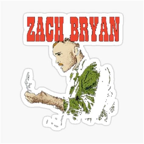 "Zach Bryan Zach Bryan vintage" Sticker for Sale by EugeneCousin ...