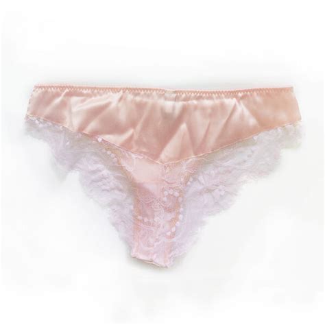 Pink Silk Panties Pink Lace Panties Lace Brief Pink Lingerie