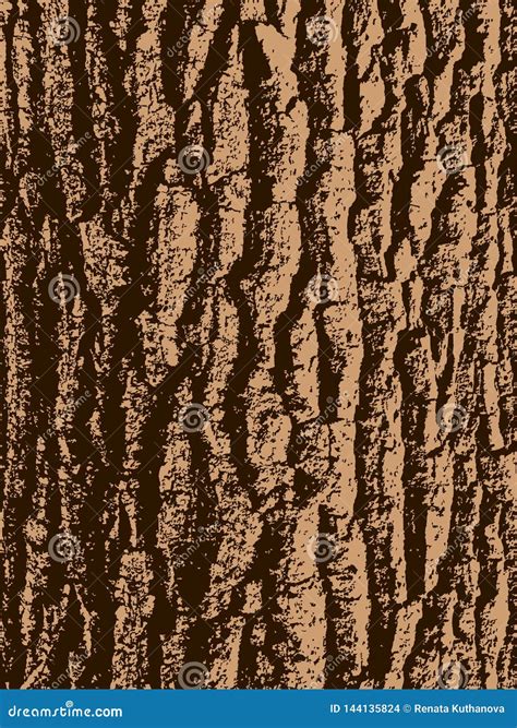 Tree Bark Texture Seamless Vector Background CartoonDealer