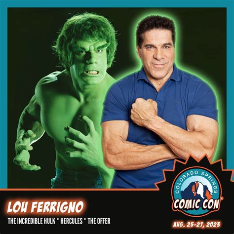 Lou Ferrigno Official Autograph Mail In Service Colorado Springs Com