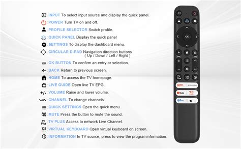 Amazon.com: Replacement for TCL Remote Control for TCL-Google-TV-Remote ...