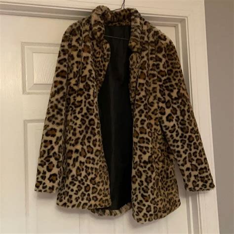 Jackets And Coats Cheetah Fur Coat Poshmark