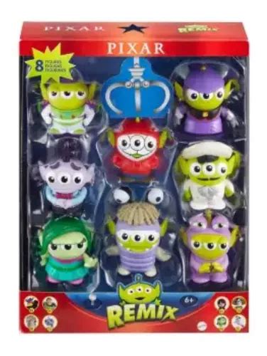 Set Marcianitos Toy Story Alien Remix 8 Pzs Mattel Disney Meses Sin