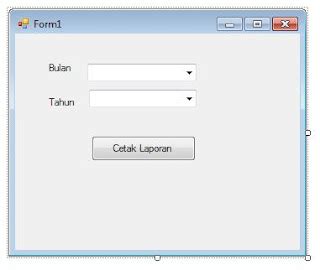 Membuat Laporan Bulanan Crystal Report Pada Vb Net