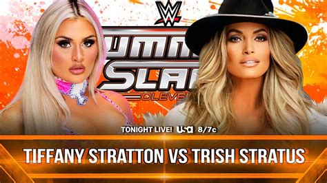 Wwe 2k24 Tiffany Stratton Vs Trish Stratus Summerslam Youtube