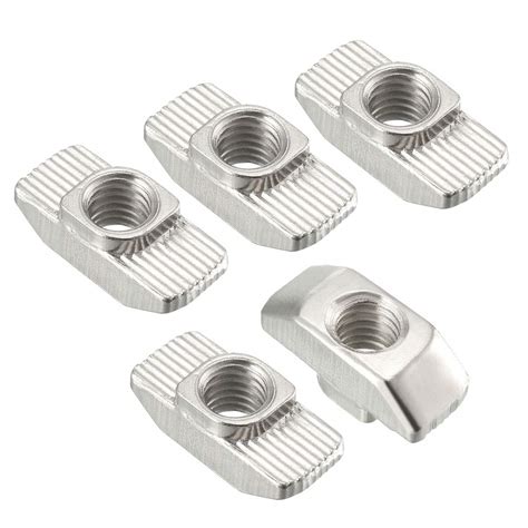 Uxcell Sliding T Slot Nuts M6 Half Round Roll In T Nut For 4040 Series