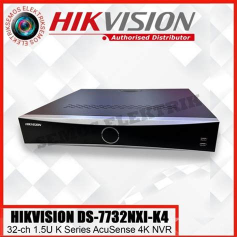 Jual Nvr Channel Hikvision Nxi K Nvr Ch K Slot Hdds