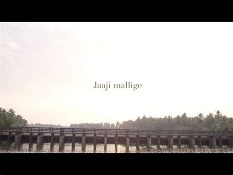 Jaaji Mallige Node Cover Yathiraj Uppoor Youtube