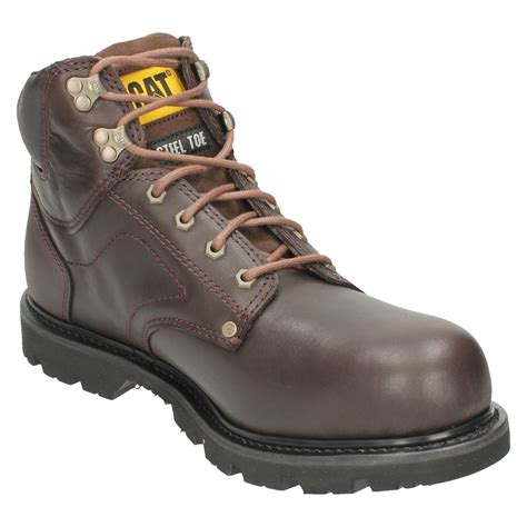 Mens Caterpillar Steel Toe Cap Ankle Boots - Grouser ST | eBay