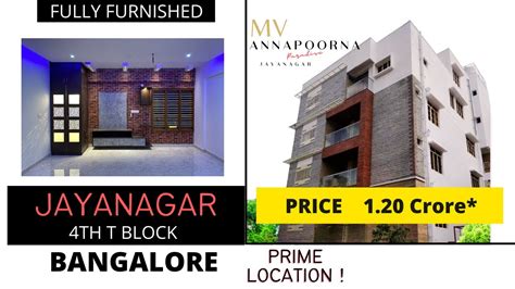 Jayanagar Th T Block Bhk Luxury Apartment Bangalore Fully