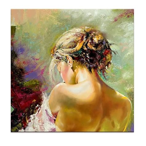 Colorful Naked Beauty Home Decor Beautiful Nude Figure Modern Oil Painting On Canvas Home Decor