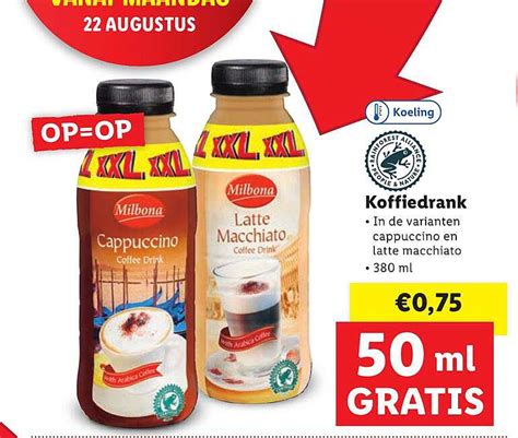 Milbona Koffiedrank Aanbieding Bij Lidl 1Folders Nl