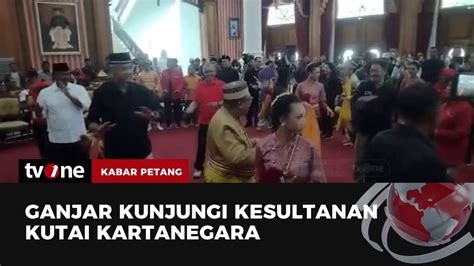 Disambut Sultan Kutai Kartanegara Begini Momen Ganjar Berjoget Kanjar