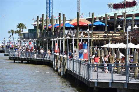 Kemah Boardwalk In Kemah Near Houston Texas Editorial Stock Image