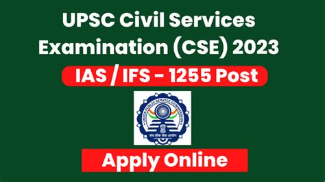 Upsc Cse Application Form 2023 Printable Forms Free Online