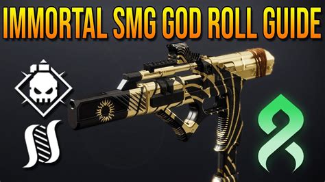 NEW IMMORTAL SMG GOD ROLL GUIDE BEST WEAPON IN LIGHTFALL Destiny 2