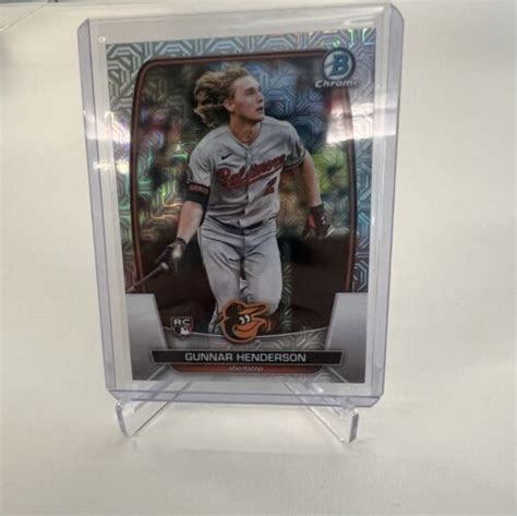 Bowman Chrome Mega Box Gunnar Henderson Rc Mojo Refractor