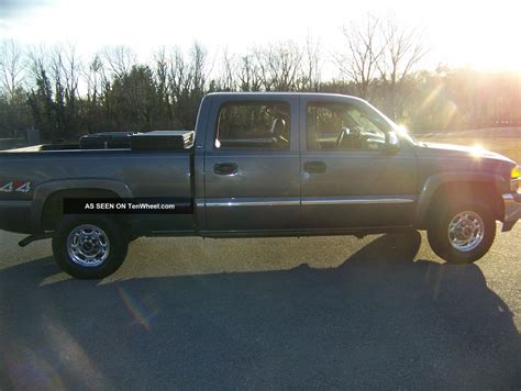 2001 Gmc Sierra 1500 Hd Slt Crew Cab Pickup 4 Door 6 0l