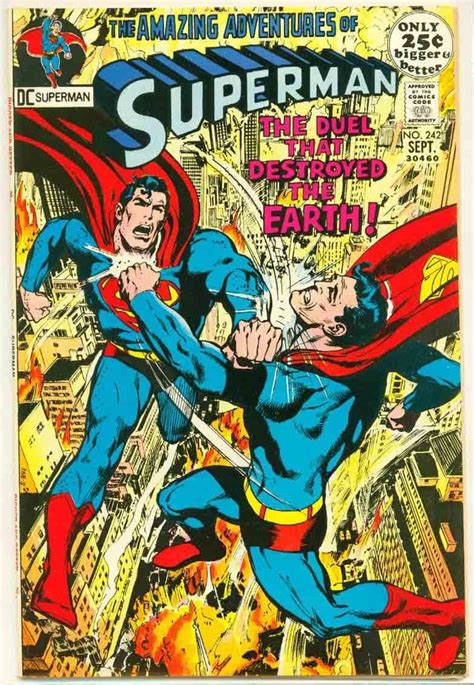 Superman 242 Neal Adams Cover Comic Book Covers Comic Books Dc Comics