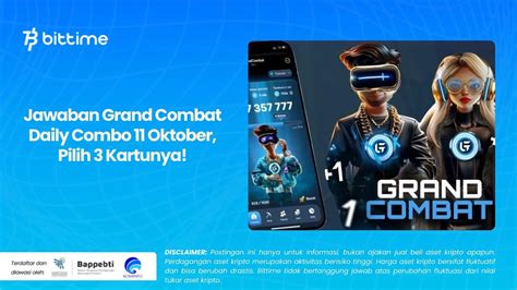 Jawaban Grand Combat Daily Combo 11 Oktober Pilih 3 Kartunya