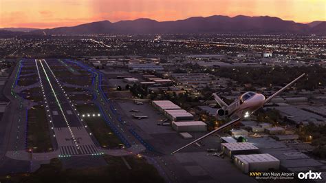 Orbx Announces Van Nuys Airport For Microsoft Flight Simulator Threshold