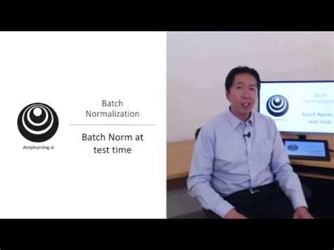 Batch Norm At Test Time (C2W3L07) - YouTube