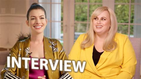 Anne Hathaway And Rebel Wilson Interview The Hustle 2019 Youtube