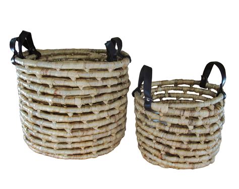 New Design Good Sales Eco Friendly Natural Water Hyacinth Baskets