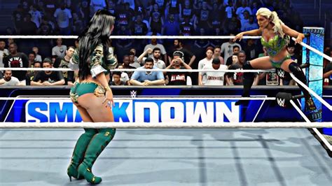 Lakshmi Shahaji Charlotte Flairs Wwe Smackdown Match Highlights