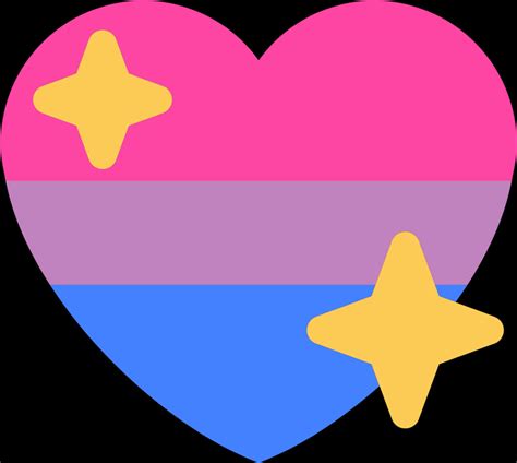 Download Bisexual Pride Heartwith Stars