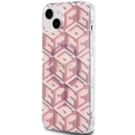 Guess Guhmp Mhgcustgp Pink Hardcase Iml Gcube Magsafe Iphone Plus